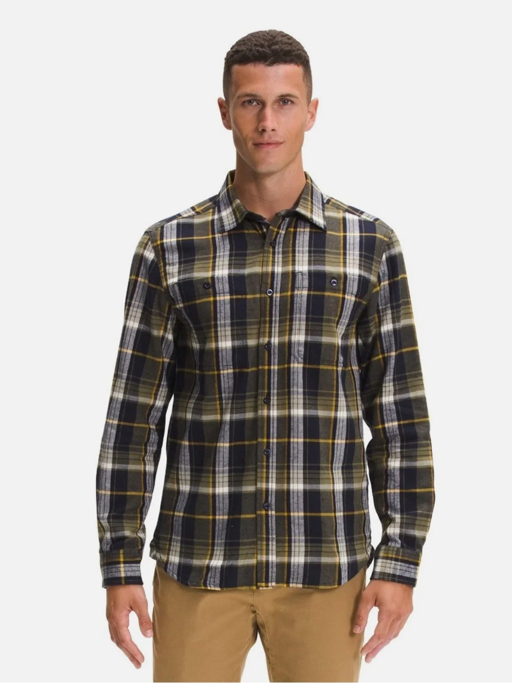 THE NORTH FACE Men's Arroyo Long Sleeve Flannel Button-Down Shirt Size large